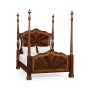 Four Poster Mahogany UK Queen Bed
