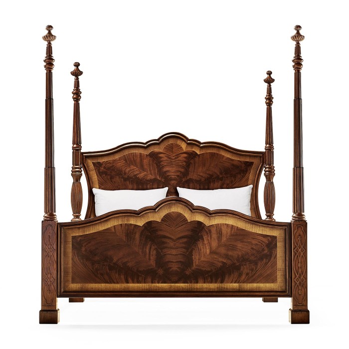 Four Poster Mahogany US King Bed