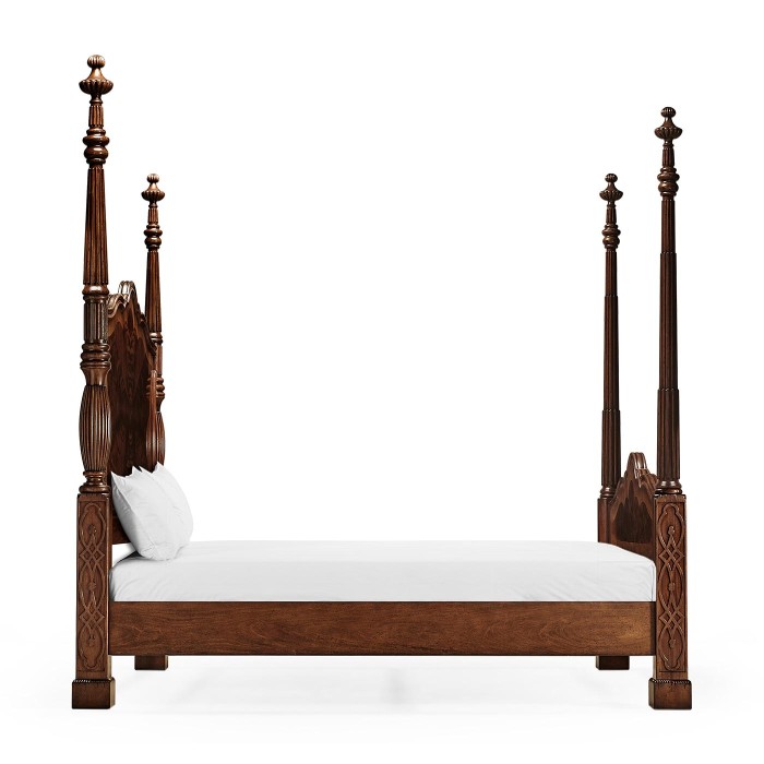 Four Poster Mahogany US King Bed