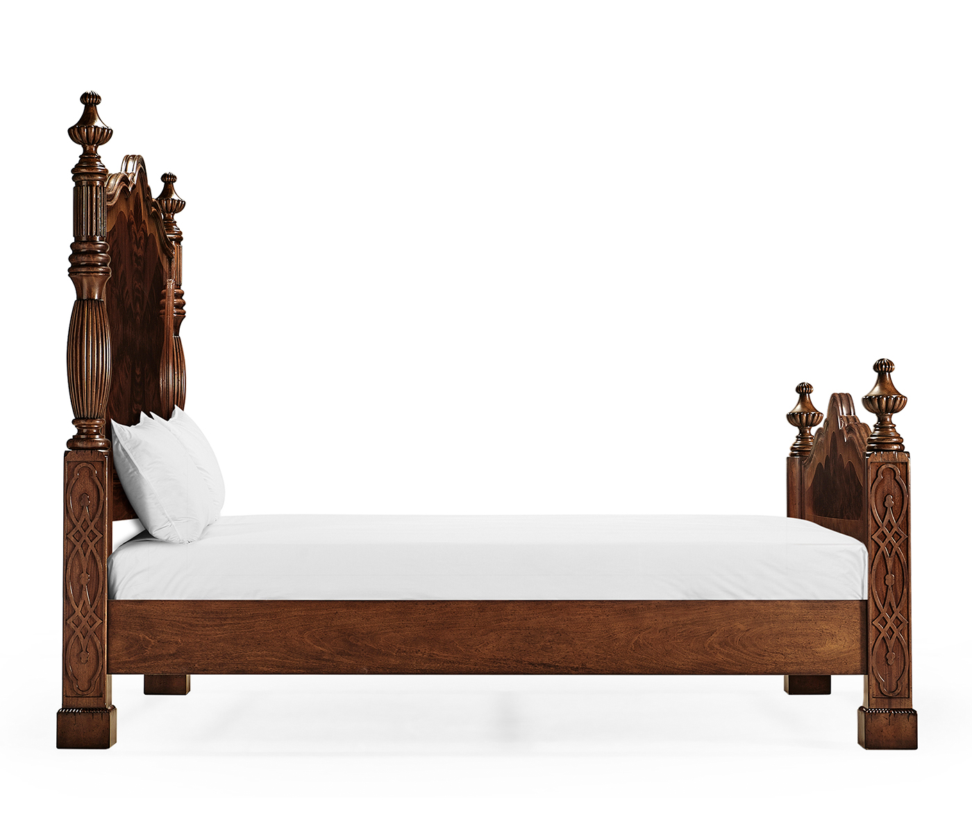Four Poster Mahogany US King Bed