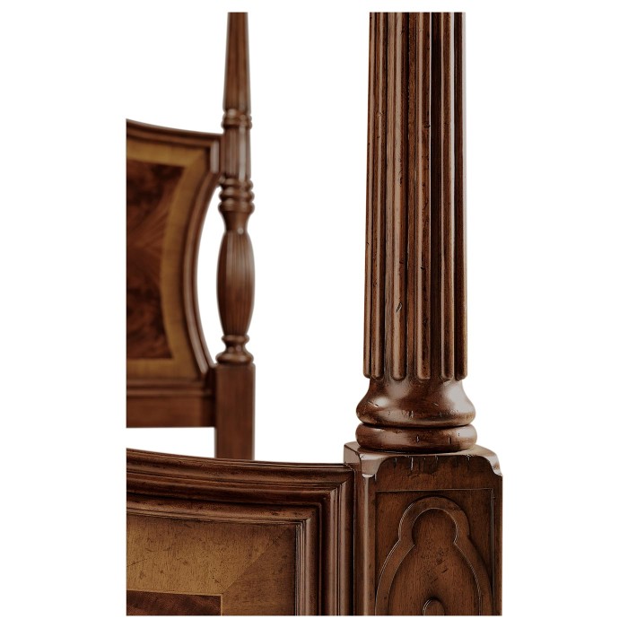 Four Poster Mahogany US King Bed