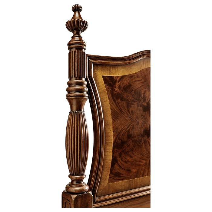 Four Poster Mahogany US King Bed