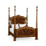 Four Poster Mahogany US Queen Bed