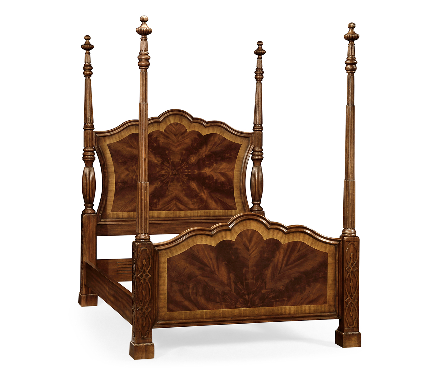 Four Poster Mahogany US Queen Bed