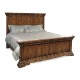 Serpentine Walnut UK King Bed