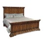 Serpentine Walnut UK Queen Bed