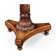 William IV round satinwood lamp table