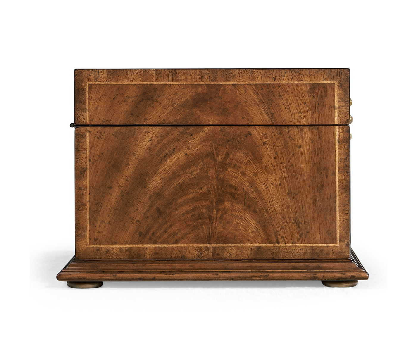 Rectangular Crotch Walnut Jewellery Box