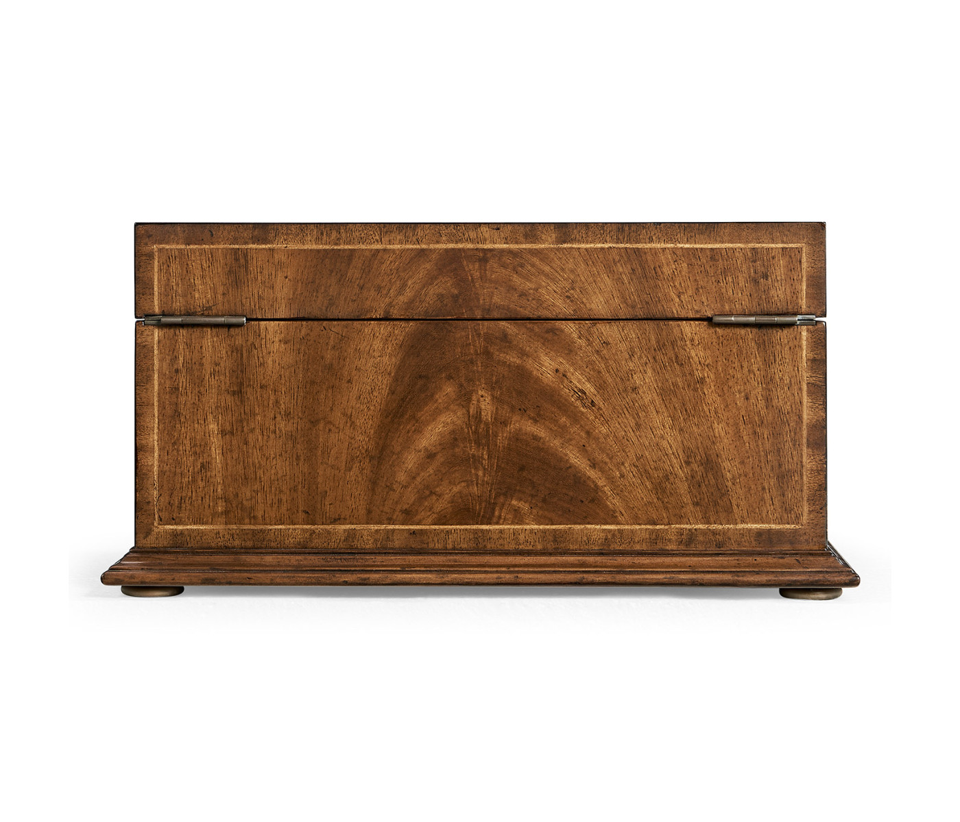 Rectangular Crotch Walnut Jewellery Box