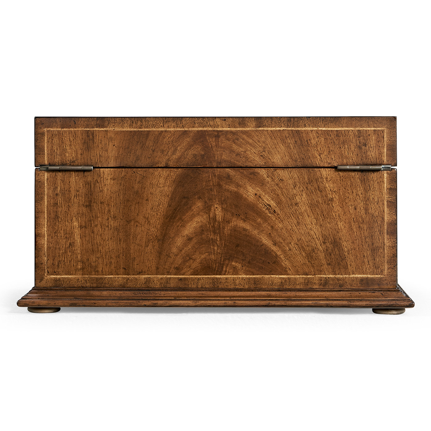 Rectangular Crotch Walnut Jewellery Box