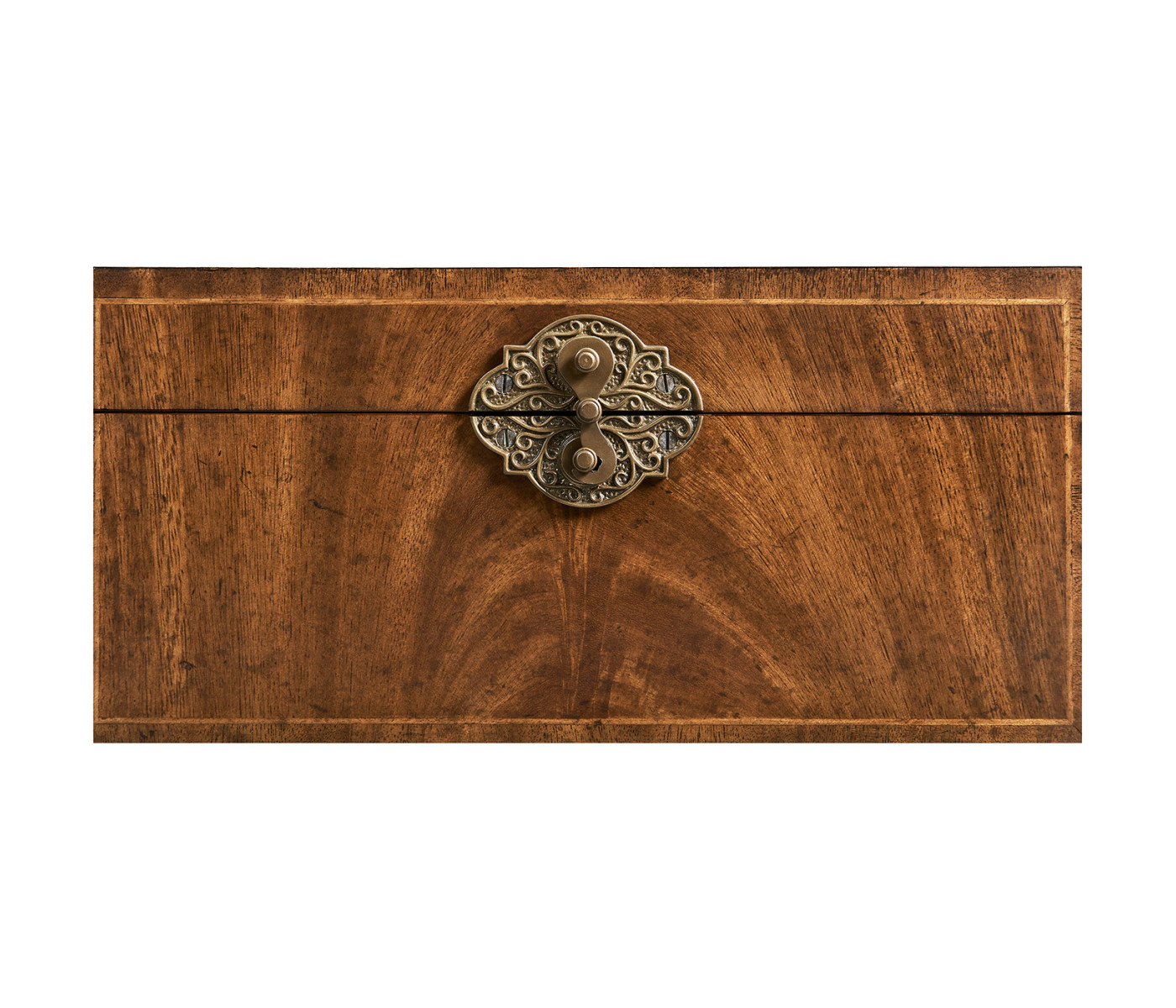 Rectangular Crotch Walnut Jewellery Box