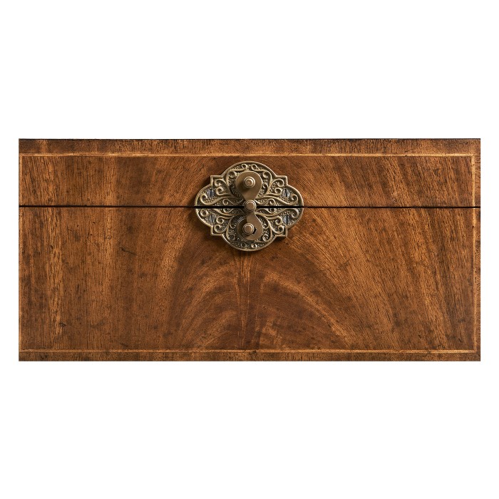 Rectangular Crotch Walnut Jewellery Box
