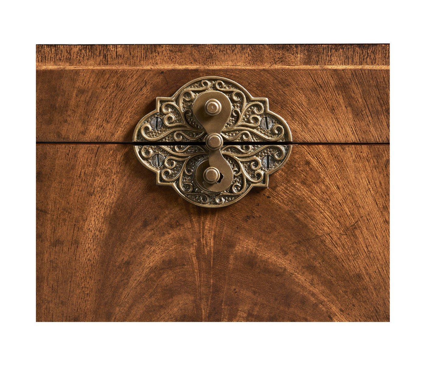 Rectangular Crotch Walnut Jewellery Box