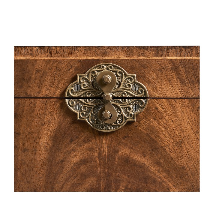 Rectangular Crotch Walnut Jewellery Box