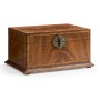 Rectangular Crotch Walnut Jewellery Box