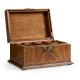 Rectangular Crotch Walnut Jewellery Box