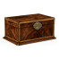 Rectangular Crotch Mahogany Jewellery Box