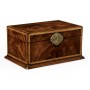 Rectangular Crotch Mahogany Jewellery Box