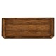Latticework Walnut Side Cabinet