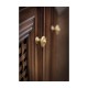Latticework Walnut Side Cabinet