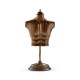 Large Male Wooden Mannequin & Torso on Stand