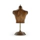Large Male Wooden Mannequin & Torso on Stand