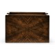 Square Dark Walnut Open Drinks Coasters Box