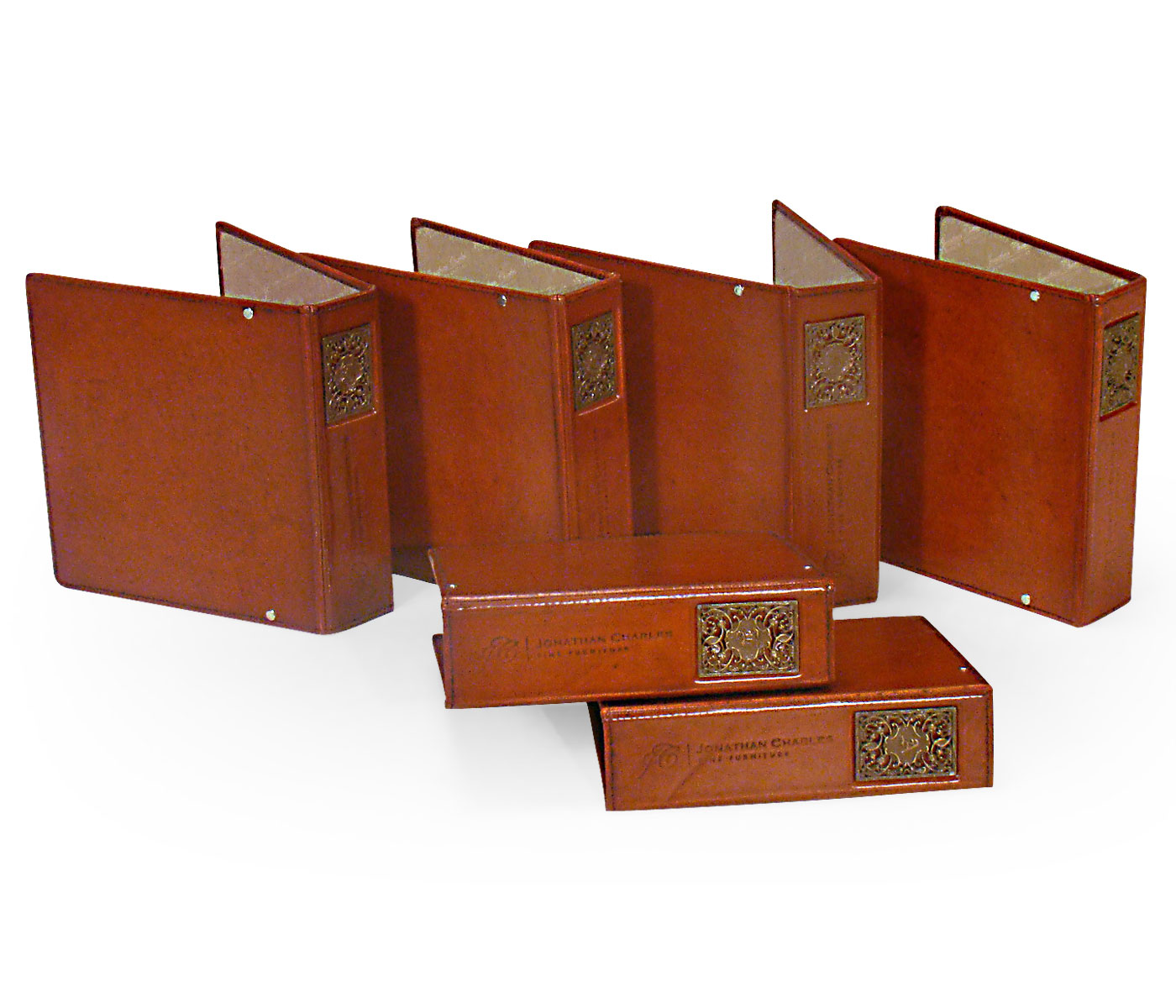 Three-Ring Leather Binders (Letter)