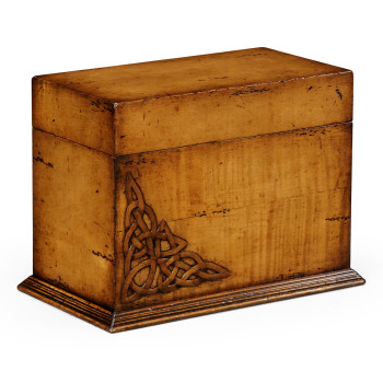 Raised Celtic Veneer Letter Box