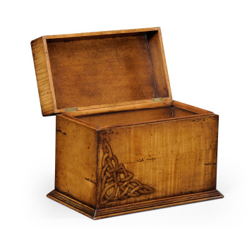 Raised Celtic Veneer Letter Box