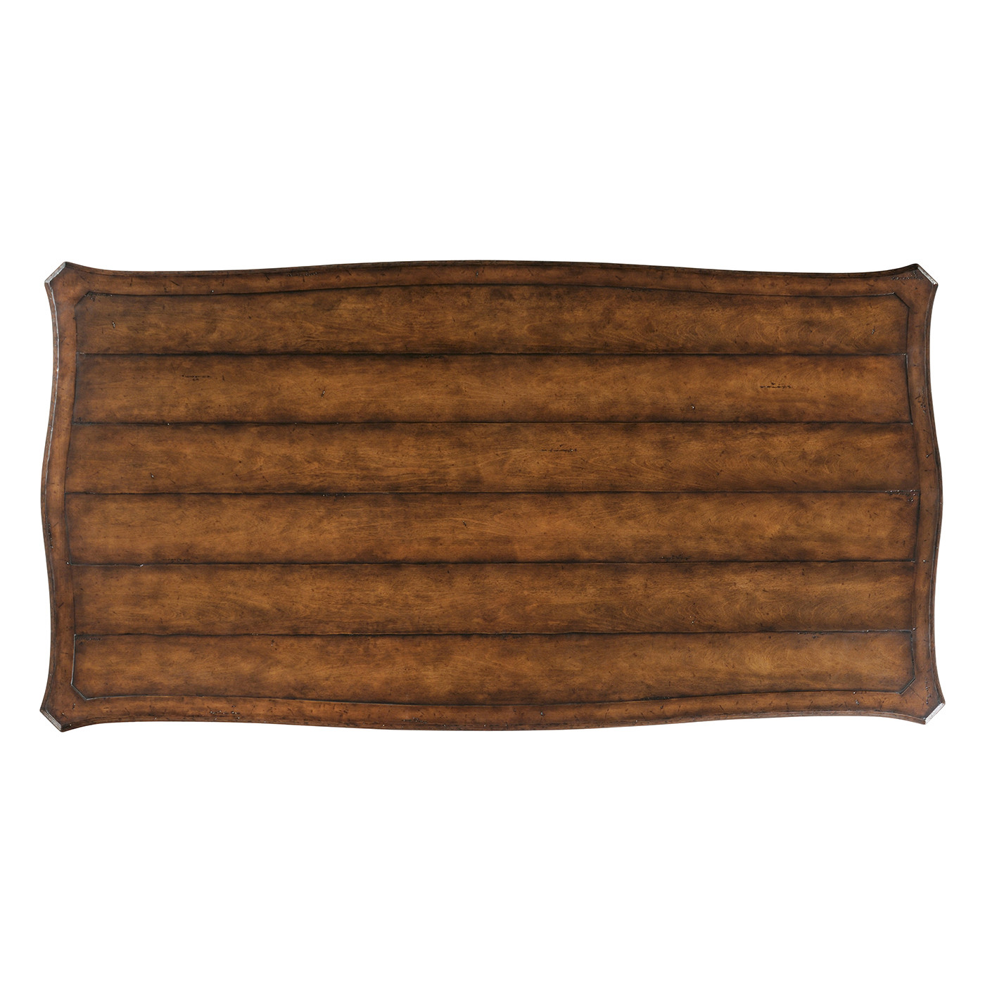 White Rub-Through Dining Table 92