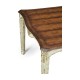 White Rub-Through Dining Table 92