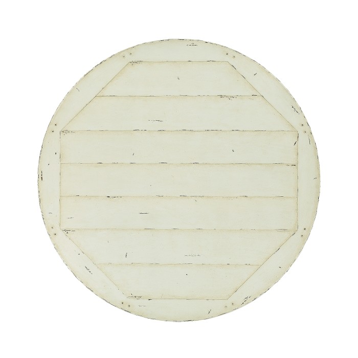 French Style Off-White Painted Dining Table 60