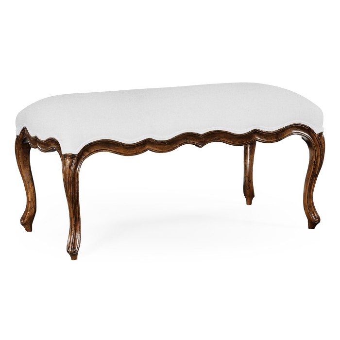French Provincial Long Bench
