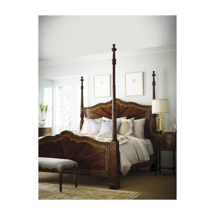 French Provincial Long Bench