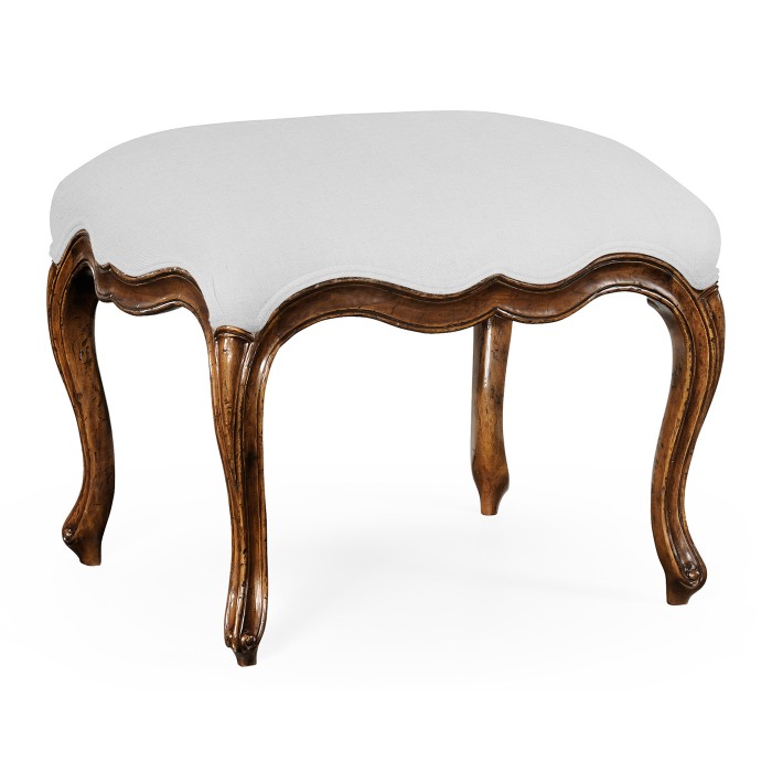 Medium French Provincial Footstool