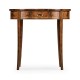 Oval mahogany lamp table