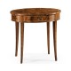 Oval mahogany lamp table