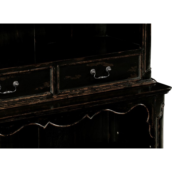 Black French Country Dresser