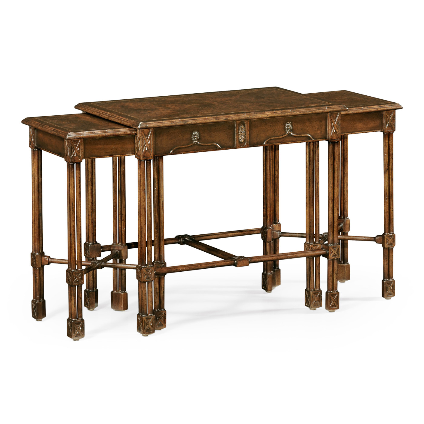 Chippendale Gothic Nest of Tables