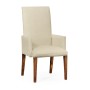 Traditional Fully Upholstered Dining Arm Chair