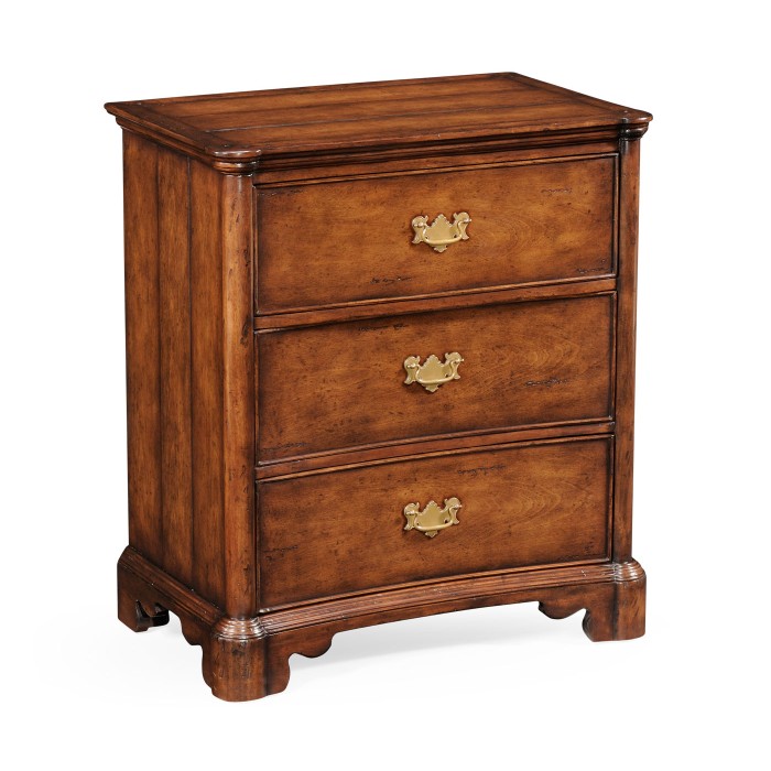 Walnut Chest Of Drawer
