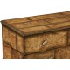 Rustic chest of four drawers (Walnut medium)