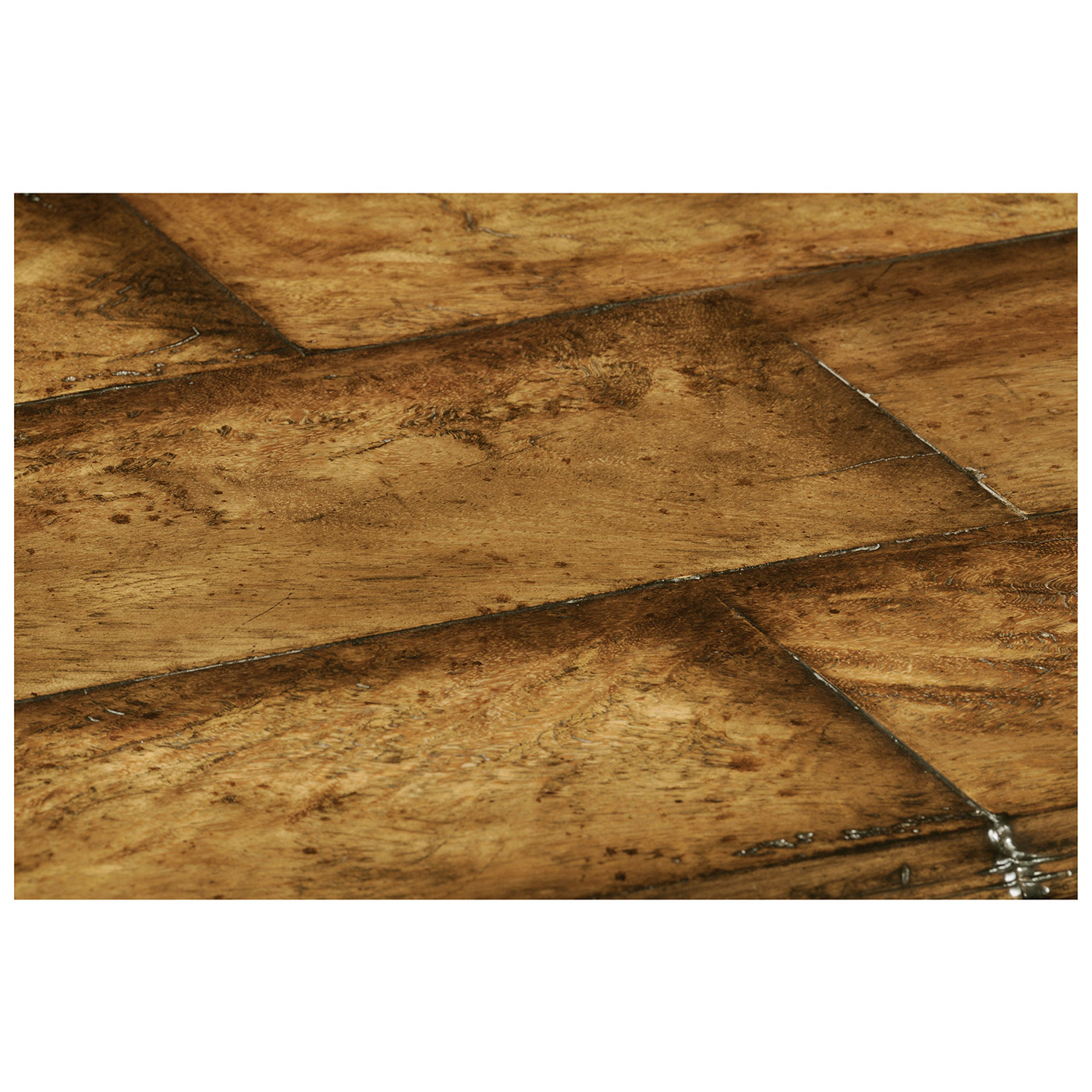 Rustic chest of four drawers (Walnut medium)