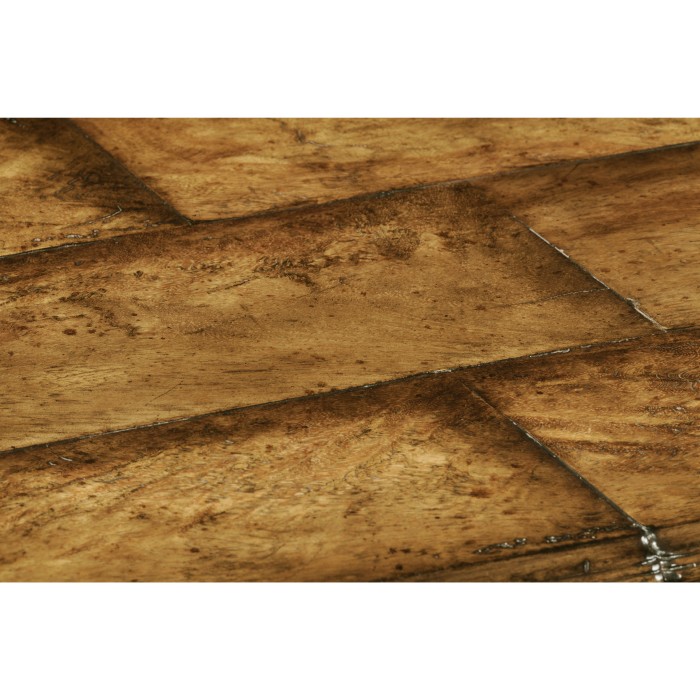 Rustic chest of four drawers (Walnut medium)