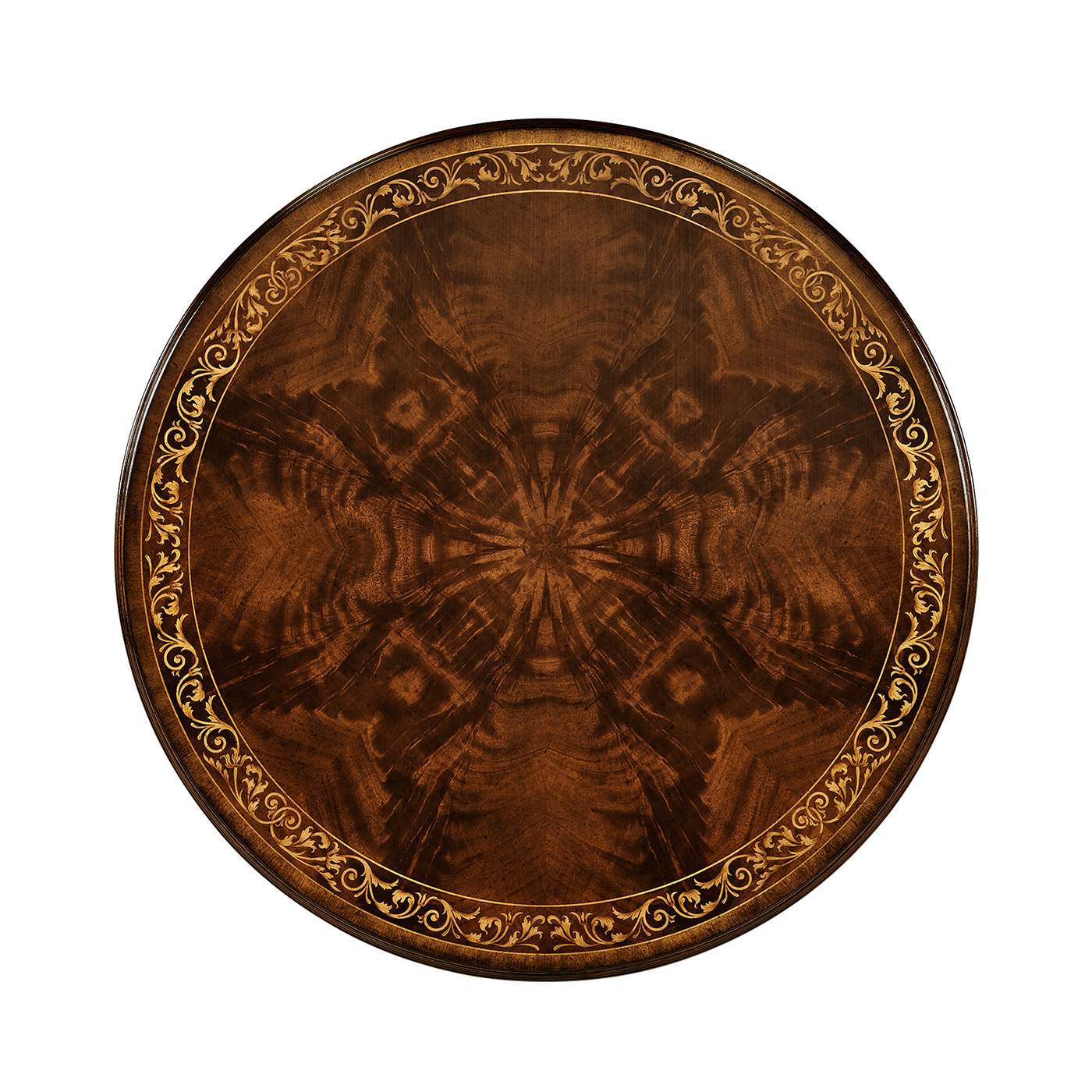 Napoleon III Mahogany Center Table (Plain Base)