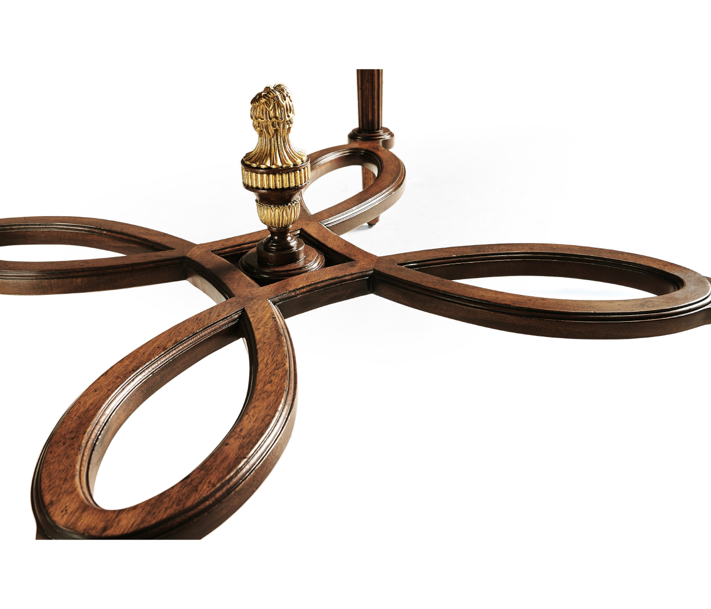 Napoleon III Mahogany Center Table (Plain Base)