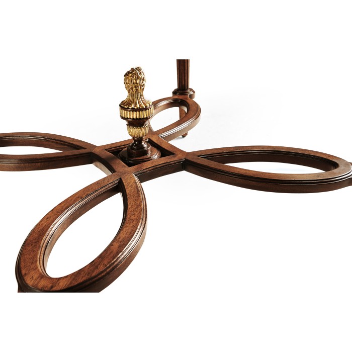 Napoleon III Mahogany Center Table (Plain Base)
