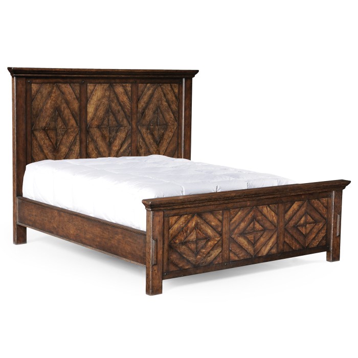 Crotch Walnut UK Queen Bed
