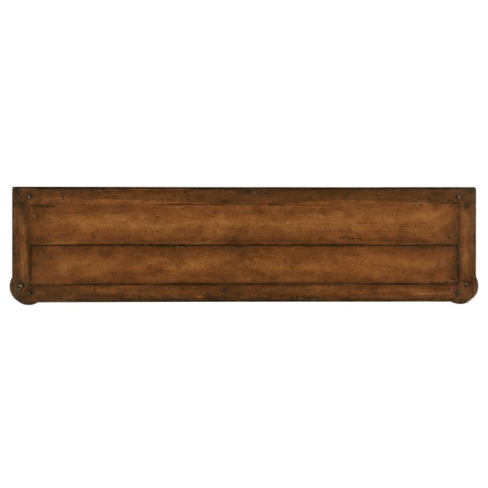 Low Walnut Open Bookcase